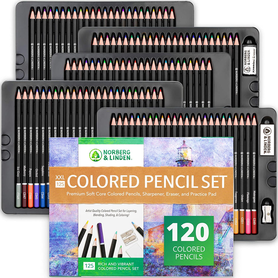 180 Colored Pencils, Shuttle Art Soft Core Coloring Pencils Set with 4  Sharpeners, Professional Color Pencils for Artists Kids Adults Coloring  Sketching and Drawing 