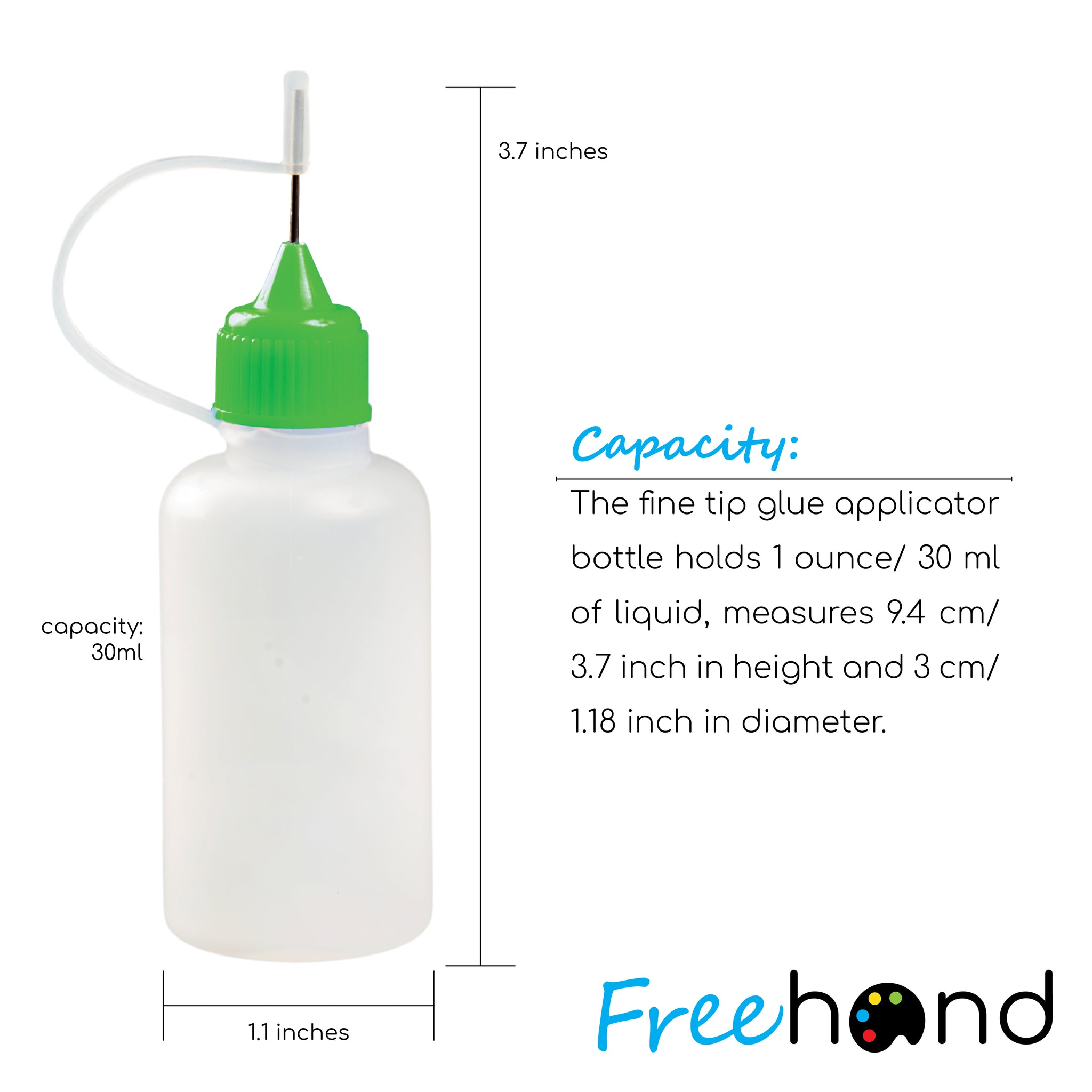 Glue Bottle with Fine Tip Applicator-#GBFT2